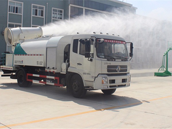 東風(fēng)天錦抑塵車，12噸圓罐30